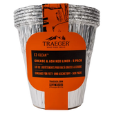 EZ-Clean Grease & Ash Keg Liner - 5 Pack