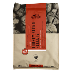 Turkey Blend Wood Pellets with Brine & Rub Kit