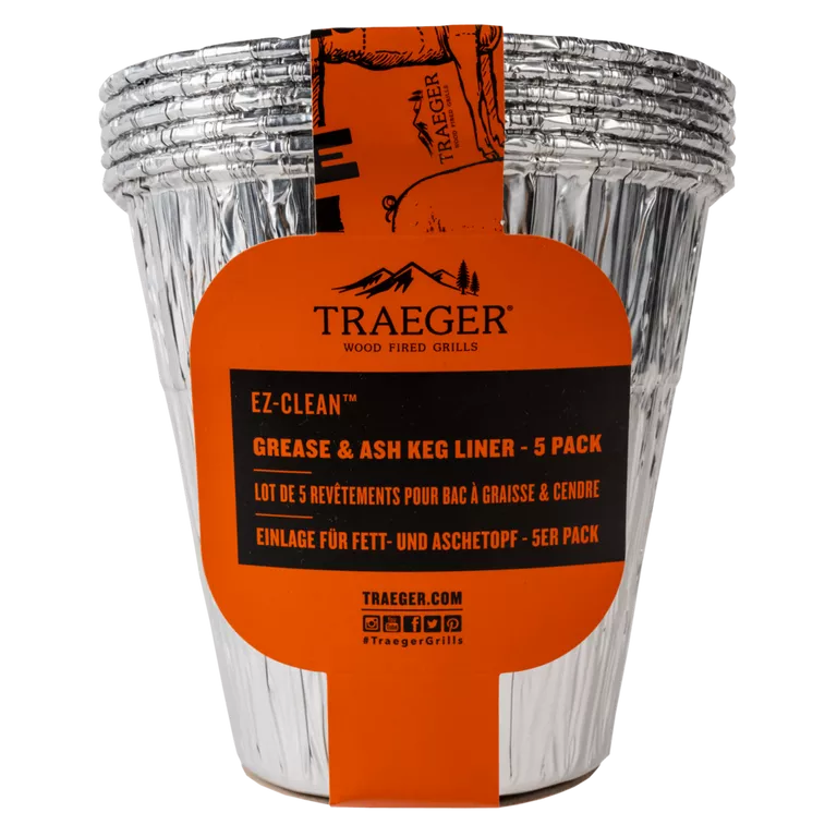 EZ-Clean Grease & Ash Keg Liner - 5 Pack