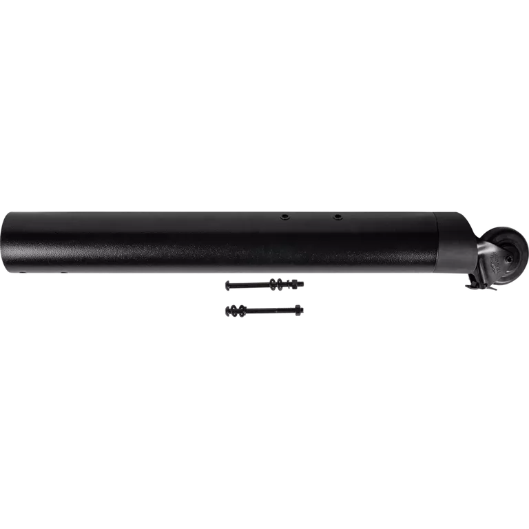 Rear Caster Leg & Wheel: D2 Pro, Ironwood