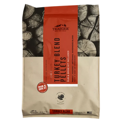 Turkey Blend Wood Pellets with Brine & Rub Kit